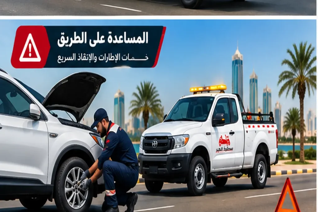 سطحة وسحب السيارات المتعطلة في الخبر